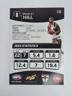 AFL 2025 Footy Stars Base Card #156 Bradley Hill St Kilda