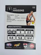 AFL 2025 Footy Stars Base Card #155 Jack Higgins St Kilda