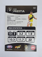 AFL 2025 Footy Stars Base Card #151 Dion Prestia Richmond