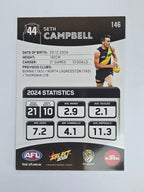 AFL 2025 Footy Stars Base Card #146 Seth Campbell Richmond