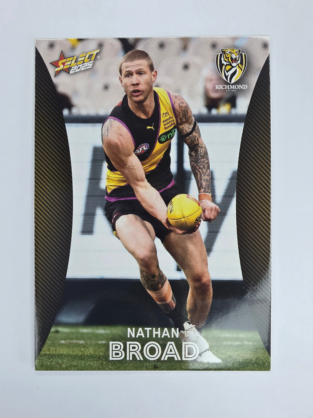 AFL 2025 Footy Stars Base Card #145 Nathan Broad Richmond