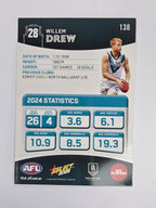 AFL 2025 Footy Stars Base Card #138 Willem Drew Port Adelaide