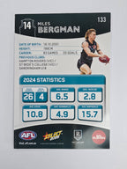 AFL 2025 Footy Stars Base Card #133 Miles Bergman Port Adelaide