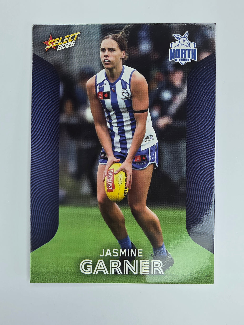 AFL 2025 Footy Stars Base Card #221 Jasmine Garner North Melbourne Kangaroos AFLW
