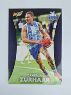 AFL 2025 Footy Stars Base Card #132 Cameron Zurhaar North Melbourne