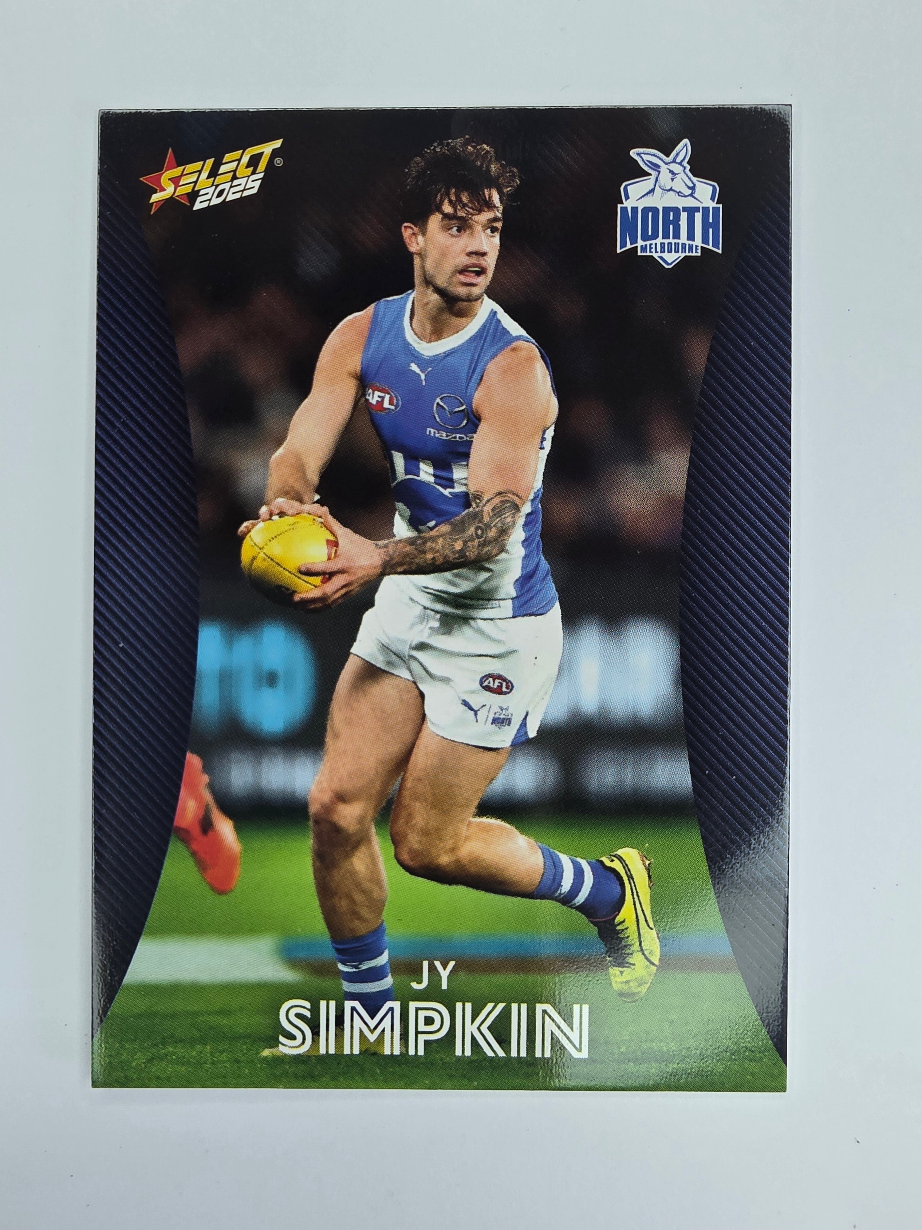 AFL 2025 Footy Stars Base Card #129 Jy Simpkin North Melbourne