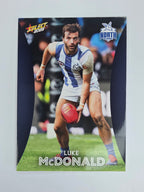 AFL 2025 Footy Stars Base Card #124 Luke McDonald North Melbourne