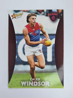 AFL 2025 Footy Stars Base Card #121 Caleb Windsor Melbourne