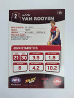 AFL 2025 Footy Stars Base Card #119 Jacob van Rooyen Melbourne