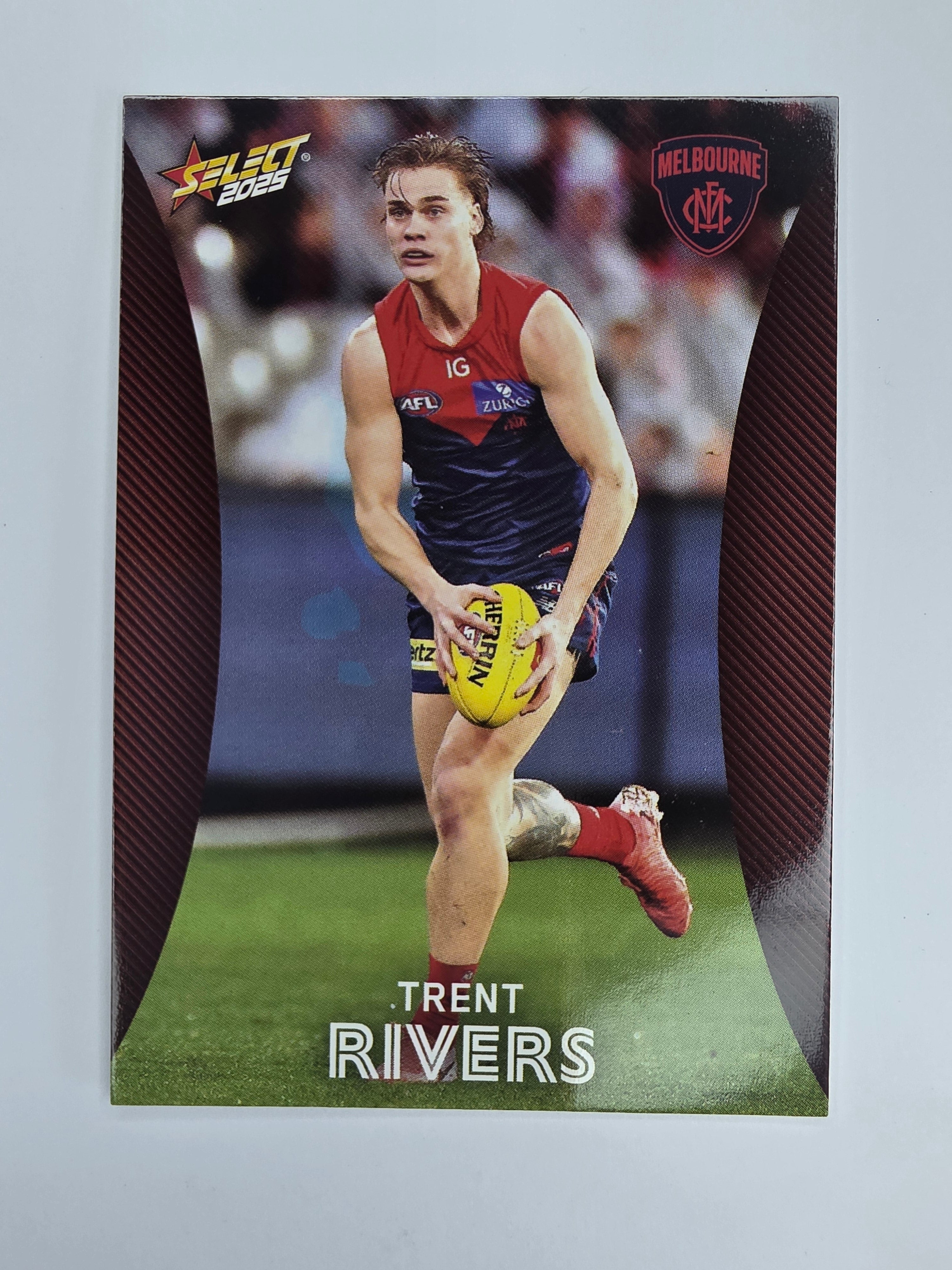 AFL 2025 Footy Stars Base Card #118 Trent Rivers Melbourne