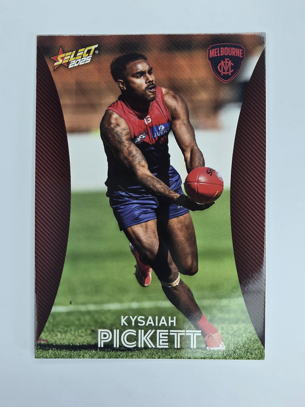 AFL 2025 Footy Stars Base Card #117 Kysaiah Pickett Melbourne