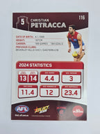 AFL 2025 Footy Stars Base Card #116 Christian Petracca Melbourne