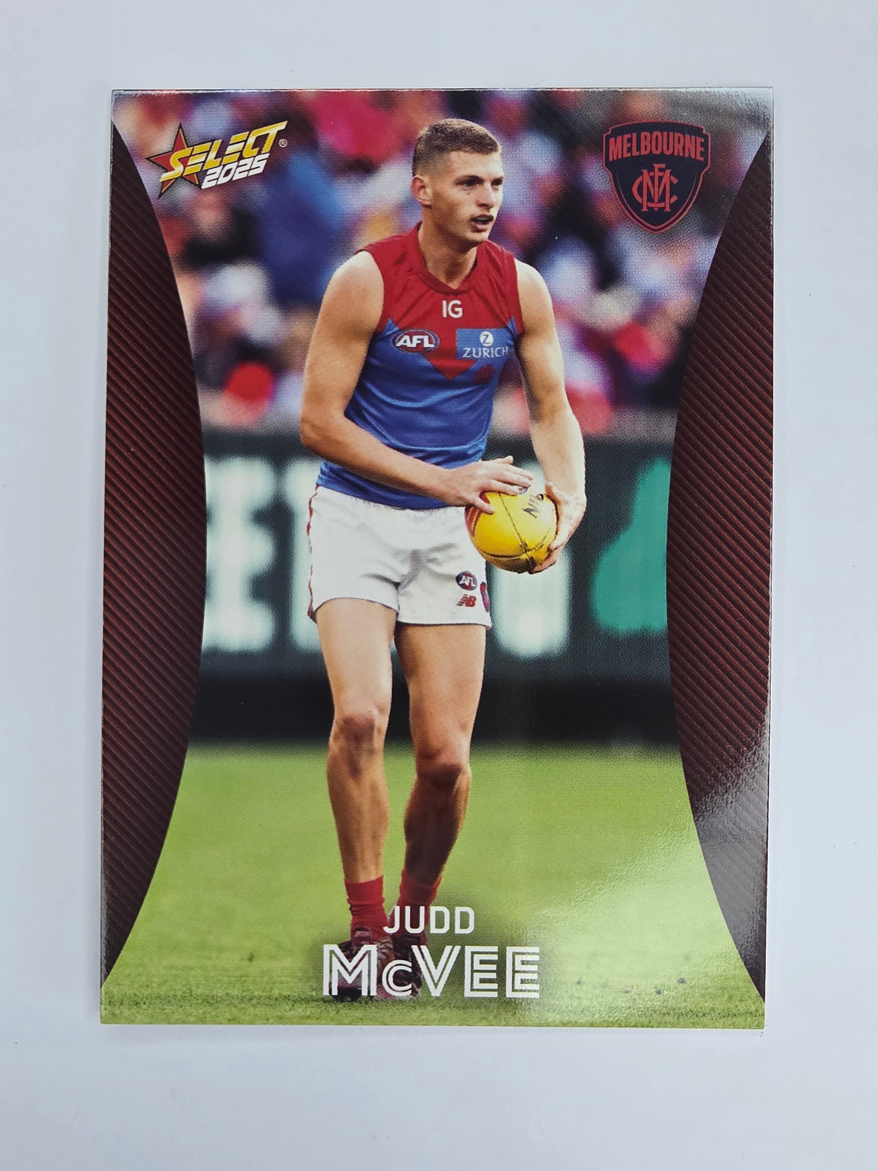AFL 2025 Footy Stars Base Card #115 Judd McVee Melbourne