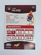 AFL 2025 Footy Stars Base Card #115 Judd McVee Melbourne