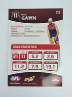 AFL 2025 Footy Stars Base Card #112 Max Gawn Melbourne