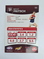 AFL 2025 Footy Stars Base Card #111 Bayley Fritsch Melbourne