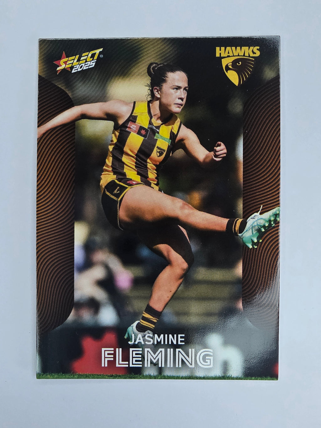 AFL 2025 Footy Stars Base Card #218 Jasmine Fleming Hawthorn Hawks AFLW