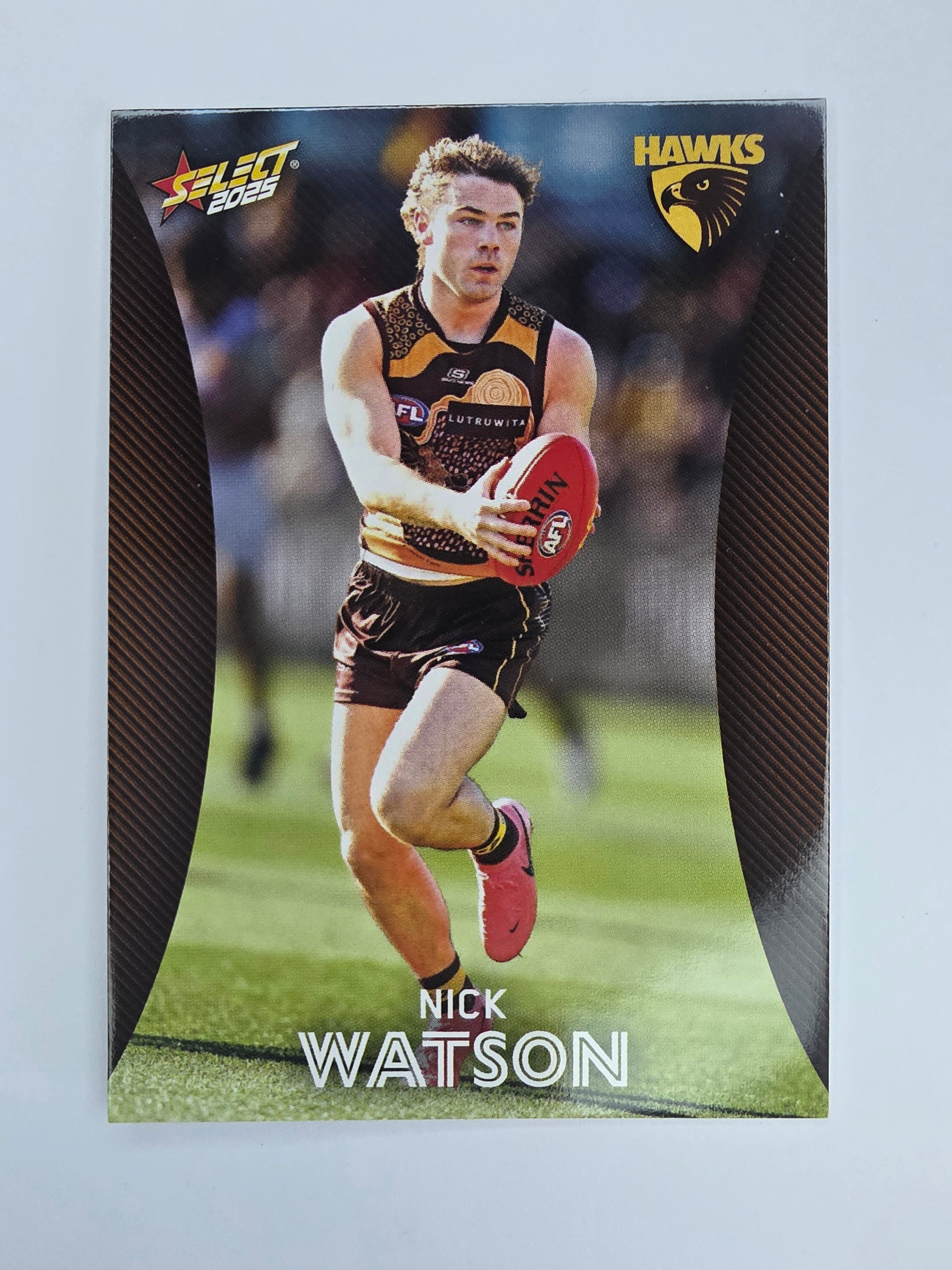 AFL 2025 Footy Stars Base Card #108 Nick Watson Hawthorn