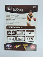 AFL 2025 Footy Stars Base Card #105 Dylan Moore Hawthorn