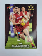 AFL 2025 Footy Stars Base Card #092 Sam Flanders Gold Coast Suns