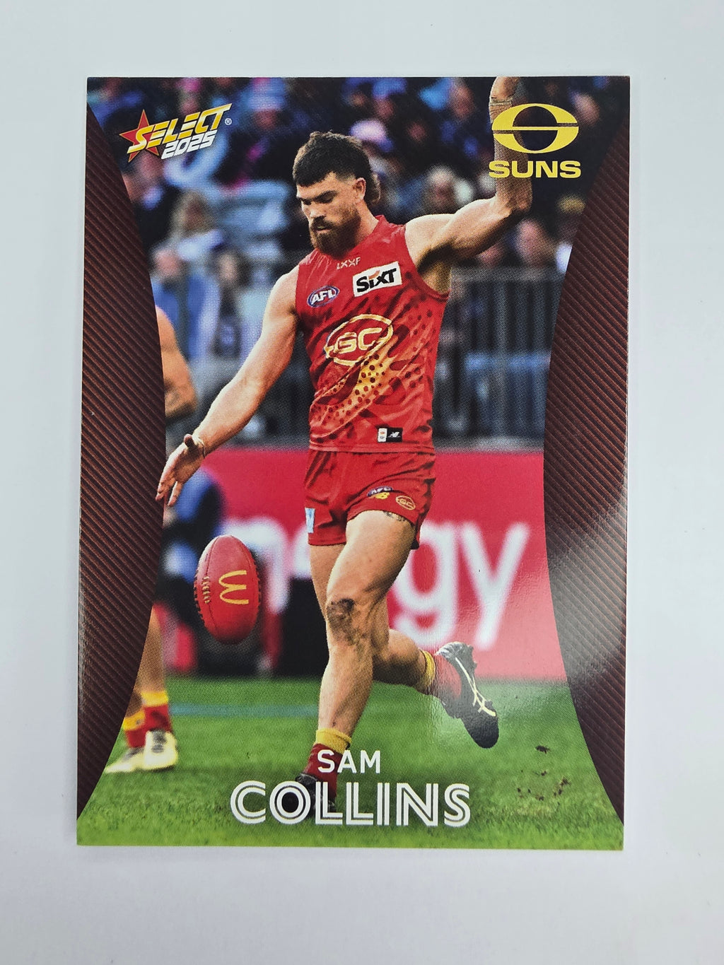 AFL 2025 Footy Stars Base Card #091 Sam Collins Gold Coast Suns