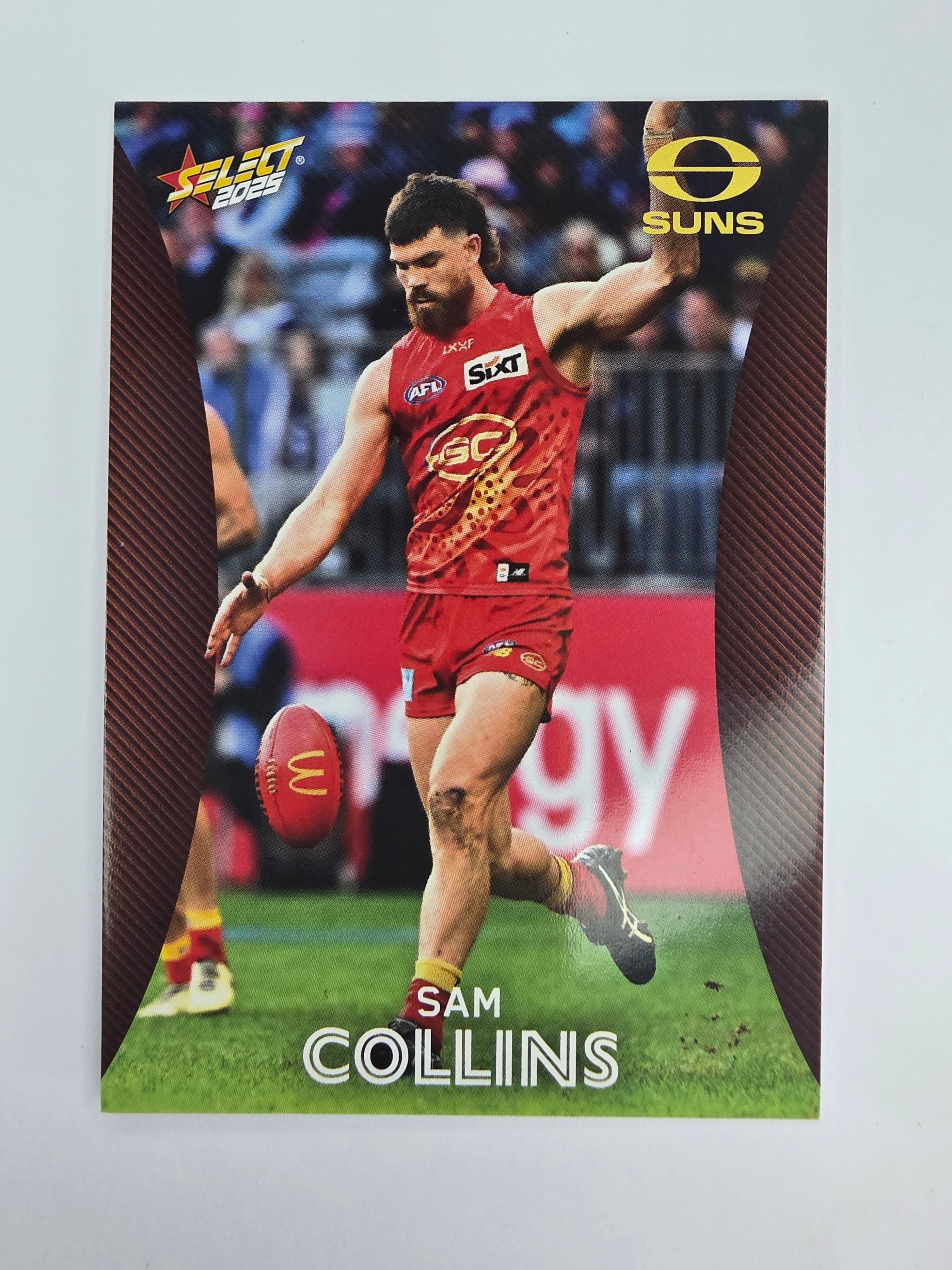 AFL 2025 Footy Stars Base Card #091 Sam Collins Gold Coast Suns