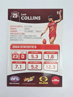 AFL 2025 Footy Stars Base Card #091 Sam Collins Gold Coast Suns
