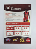 AFL 2025 Footy Stars Base Card #090 Mac Andrew Gold Coast Suns