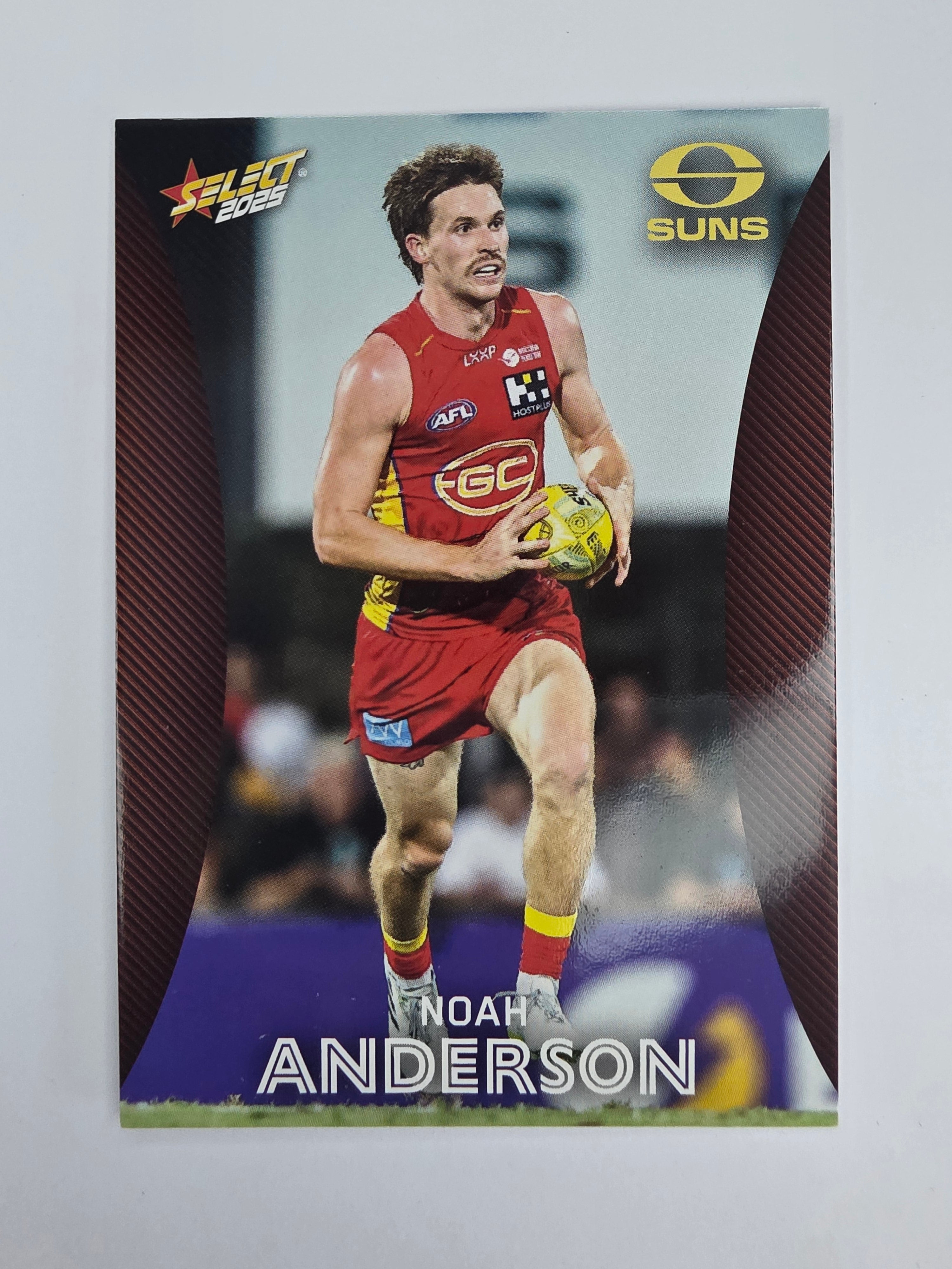 AFL 2025 Footy Stars Base Card #089 Noah Anderson Gold Coast Suns