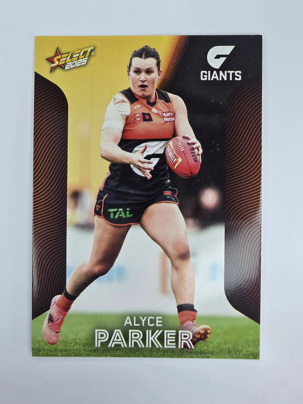 AFL 2025 Footy Stars Base Card #214 Alyce Parker GWS Giants AFLW