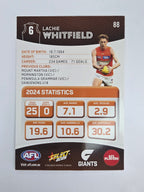 AFL 2025 Footy Stars Base Card #088 Lachie Whitfield GWS Giants