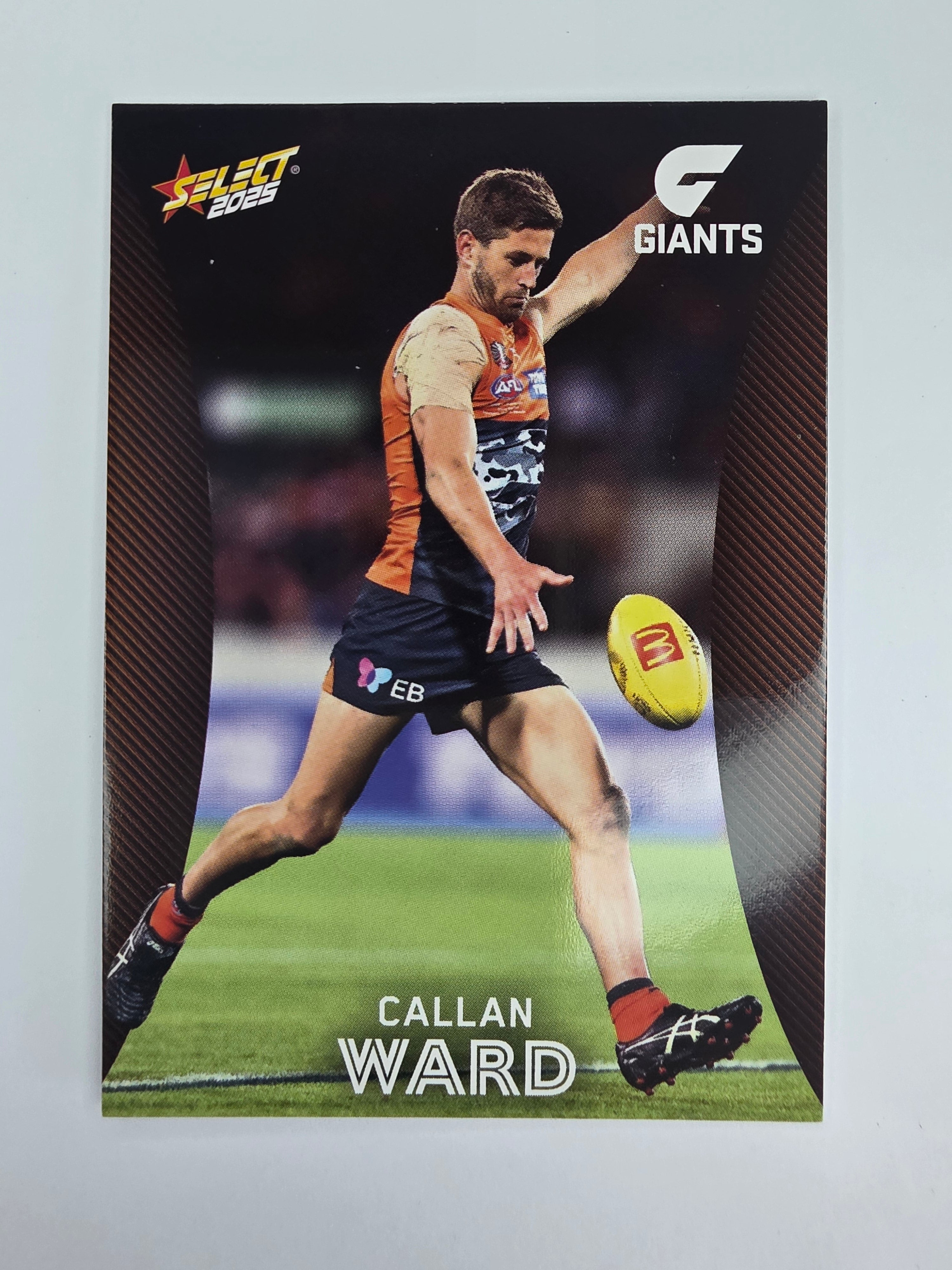 AFL 2025 Footy Stars Base Card #087 Callan Ward GWS Giants
