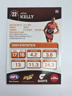 AFL 2025 Footy Stars Base Card #086 Josh Kelly GWS Giants