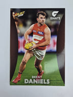 AFL 2025 Footy Stars Base Card #081 Brent Daniels GWS Giants