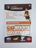 AFL 2025 Footy Stars Base Card #080 Stephen Coniglio GWS Giants