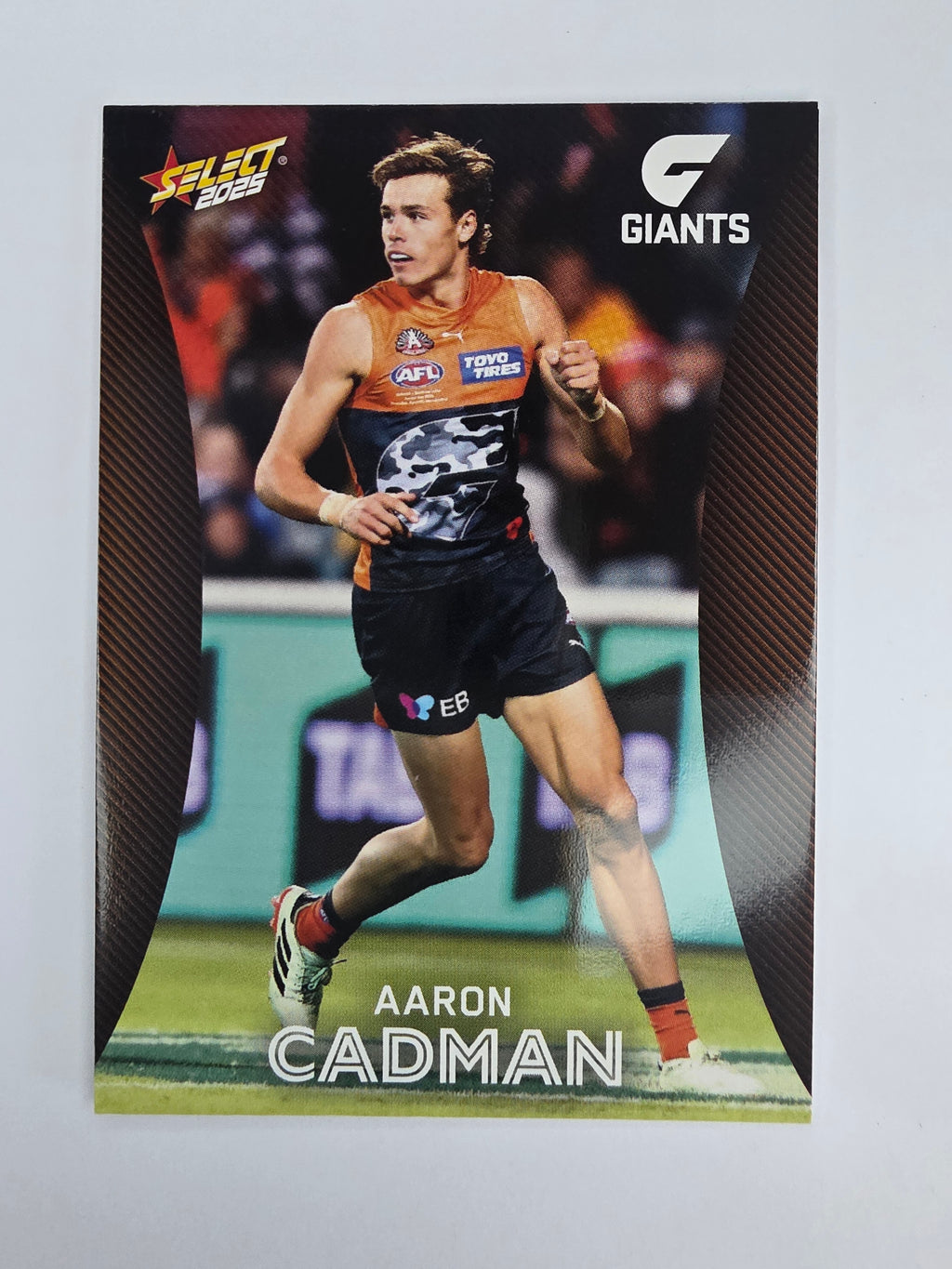 AFL 2025 Footy Stars Base Card #078 Aaron Cadman GWS Giants