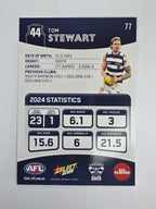 AFL 2025 Footy Stars Base Card #077 Tom Stewart Geelong Cats