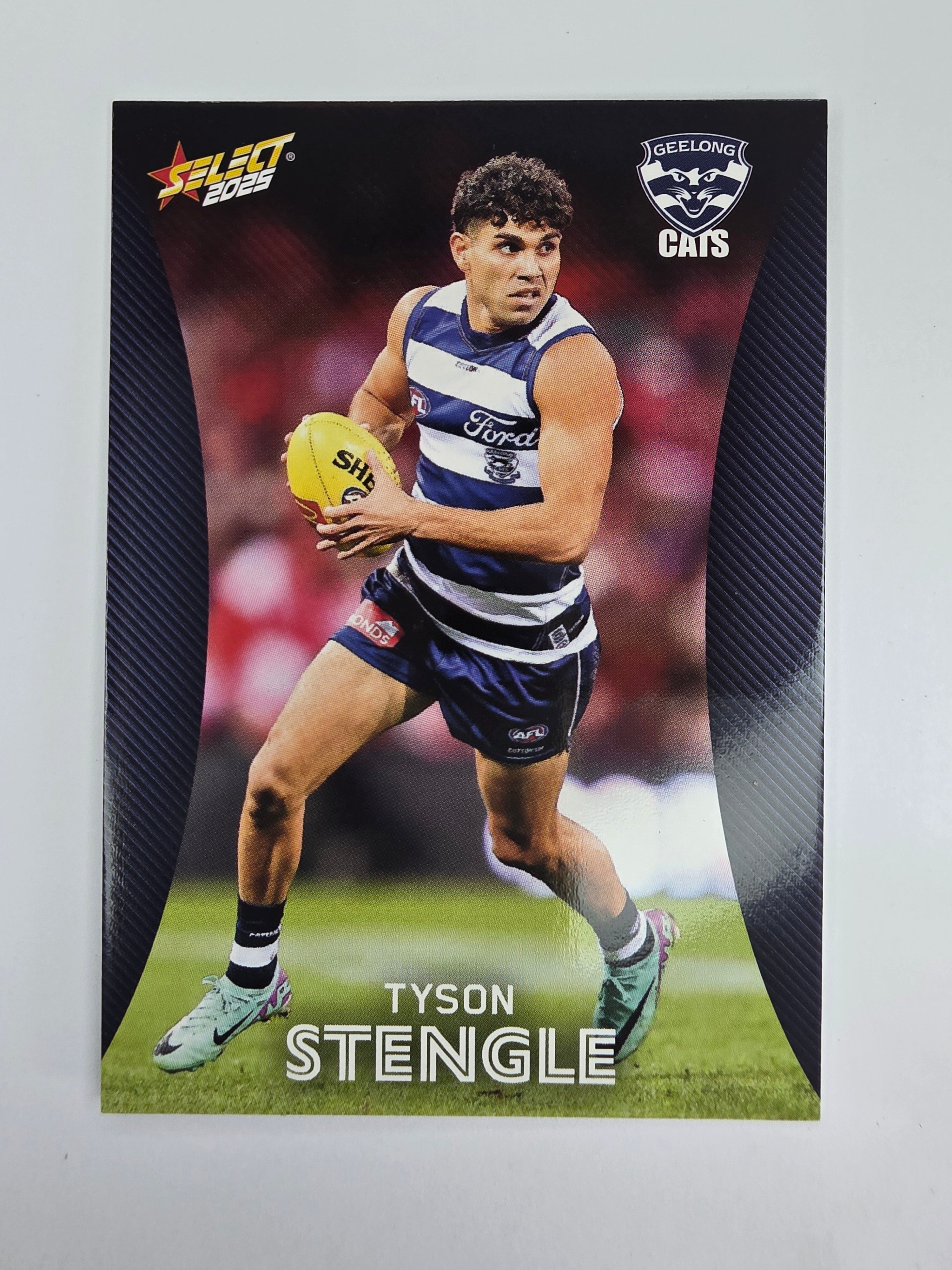 AFL 2025 Footy Stars Base Card #076 Tyson Stengle Geelong Cats
