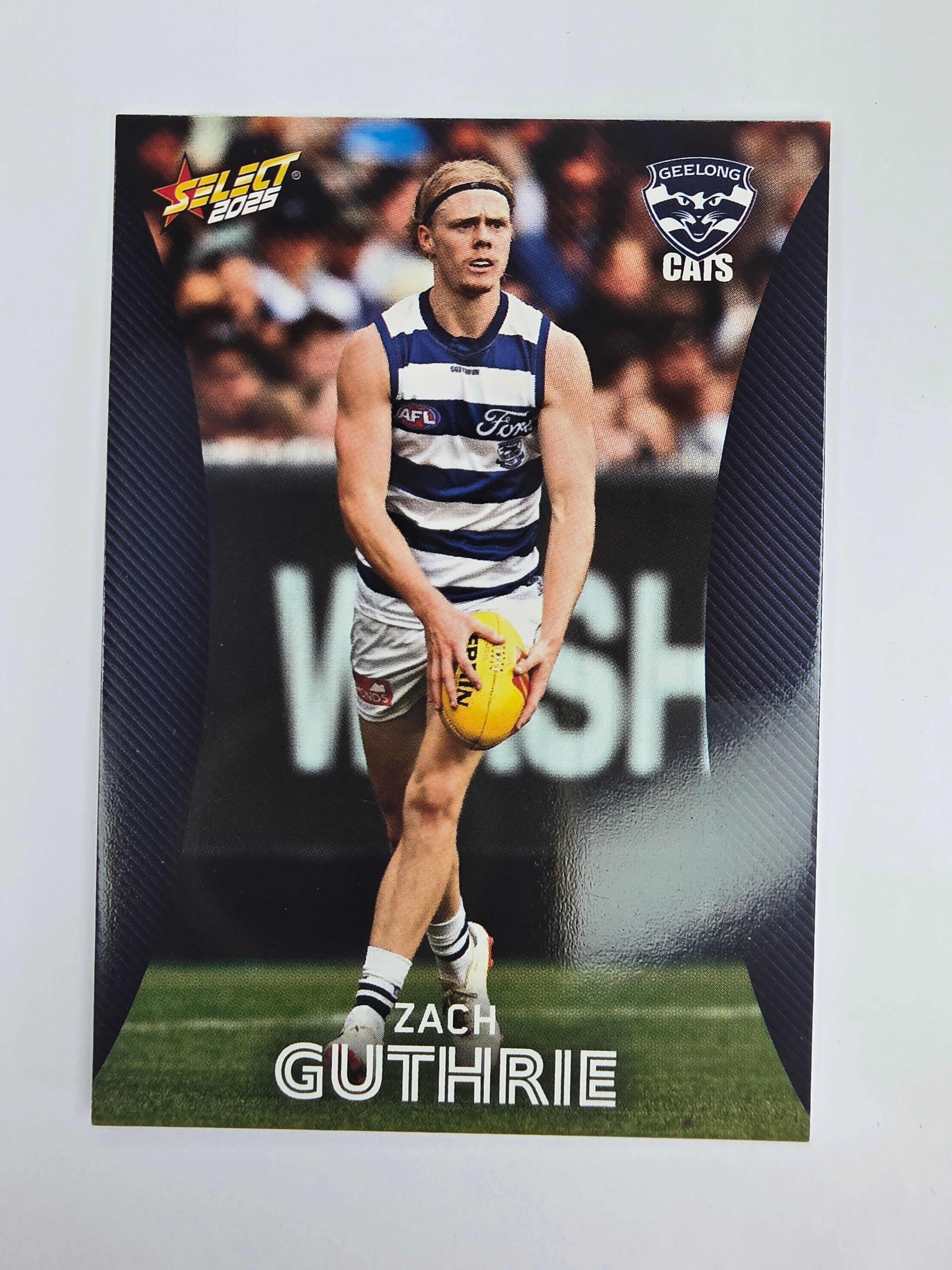AFL 2025 Footy Stars Base Card #072 Zach Guthrie Geelong Cats