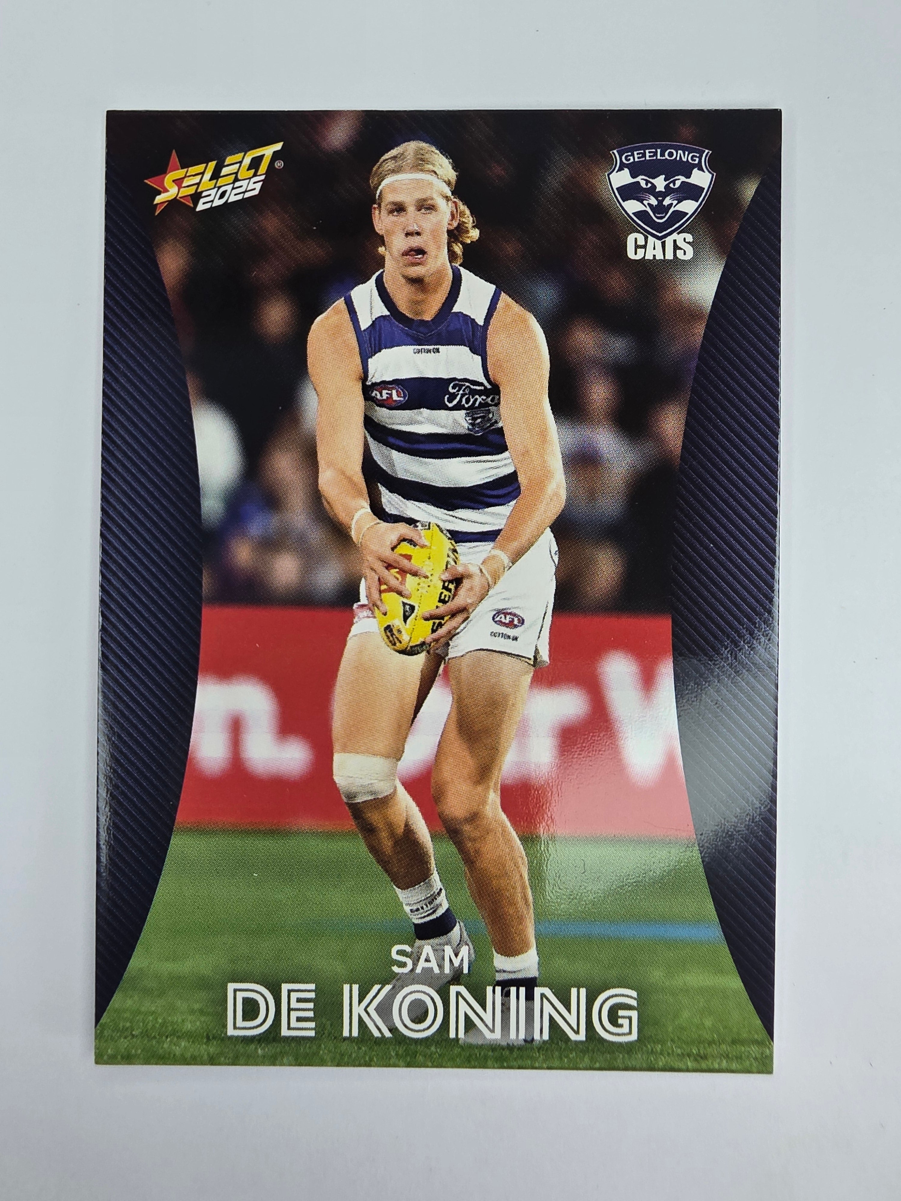 AFL 2025 Footy Stars Base Card #070 Sam De Koning Geelong Cats