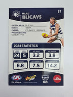 AFL 2025 Footy Stars Base Card #067 Mark Blicavs Geelong Cats