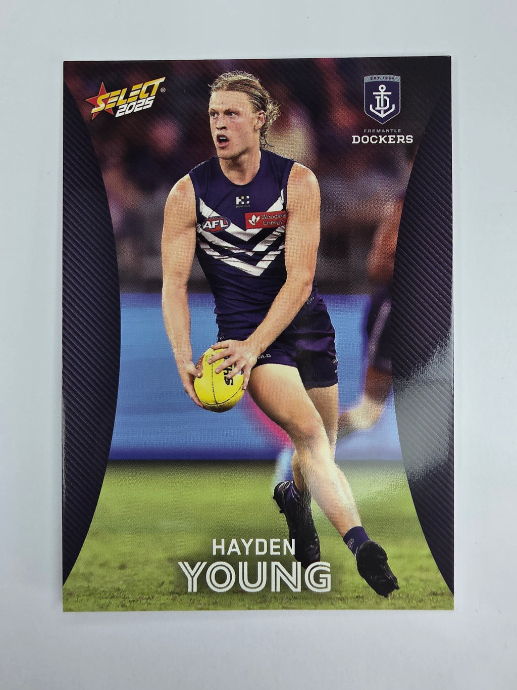 AFL 2025 Footy Stars Base Card #066 Hayden Young Fremantle Dockers