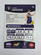 AFL 2025 Footy Stars Base Card #064 Caleb Serong Fremantle Dockers
