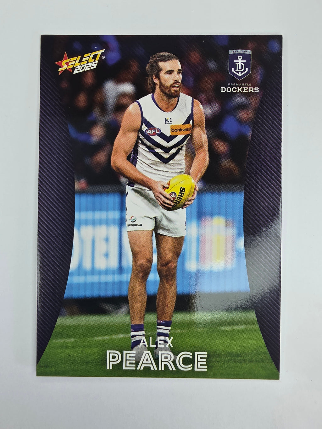 AFL 2025 Footy Stars Base Card #062 Alex Pearce Fremantle Dockers