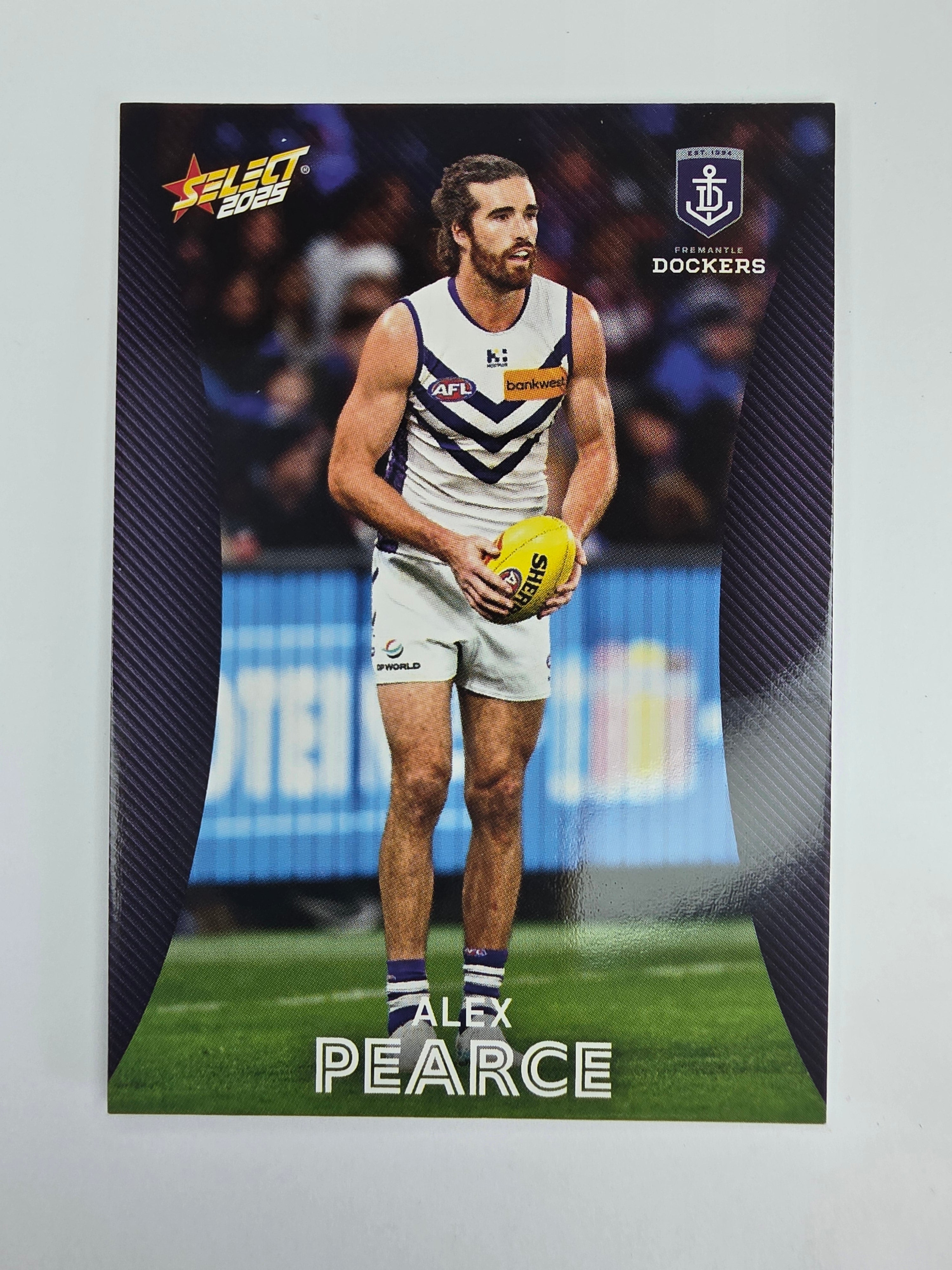 AFL 2025 Footy Stars Base Card #062 Alex Pearce Fremantle Dockers