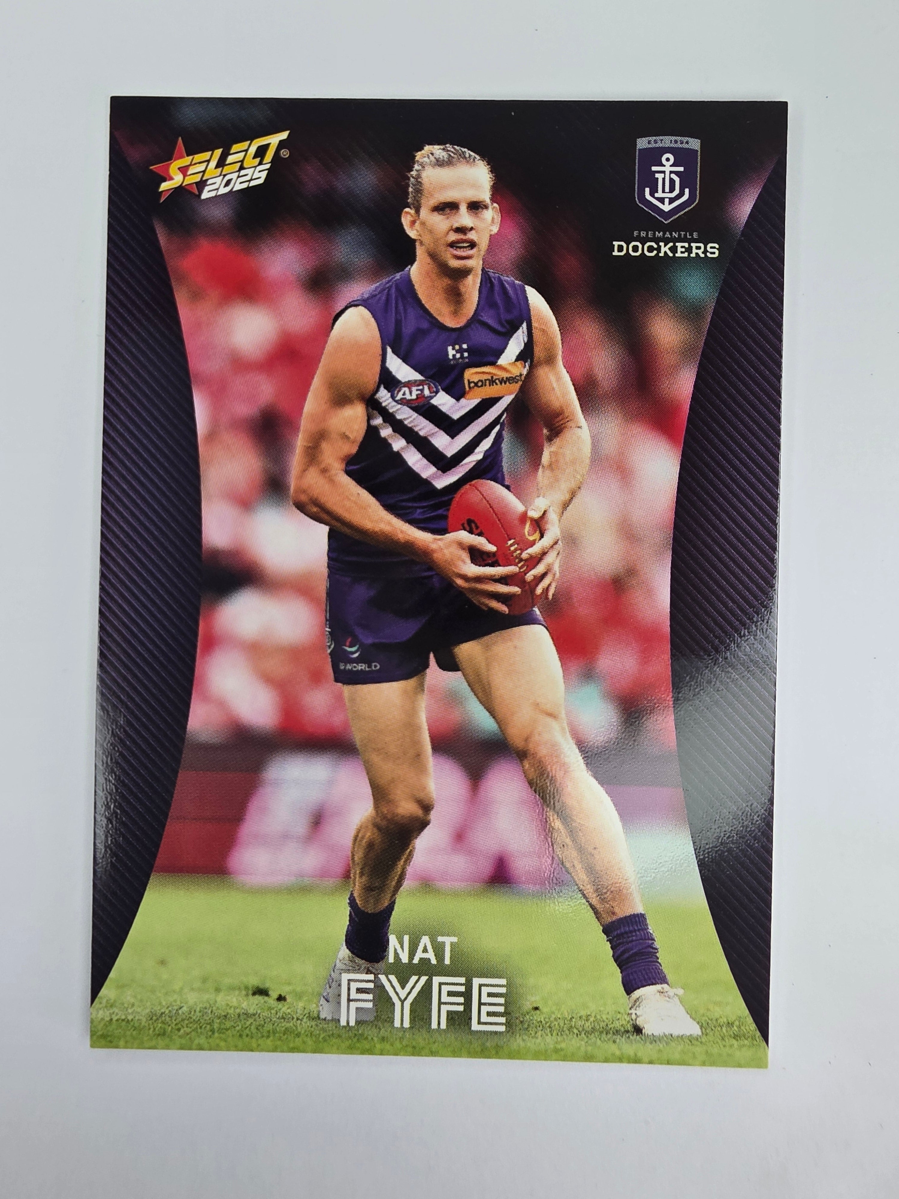 AFL 2025 Footy Stars Base Card #059 Nat Fyfe Fremantle Dockers