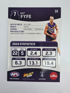 AFL 2025 Footy Stars Base Card #059 Nat Fyfe Fremantle Dockers