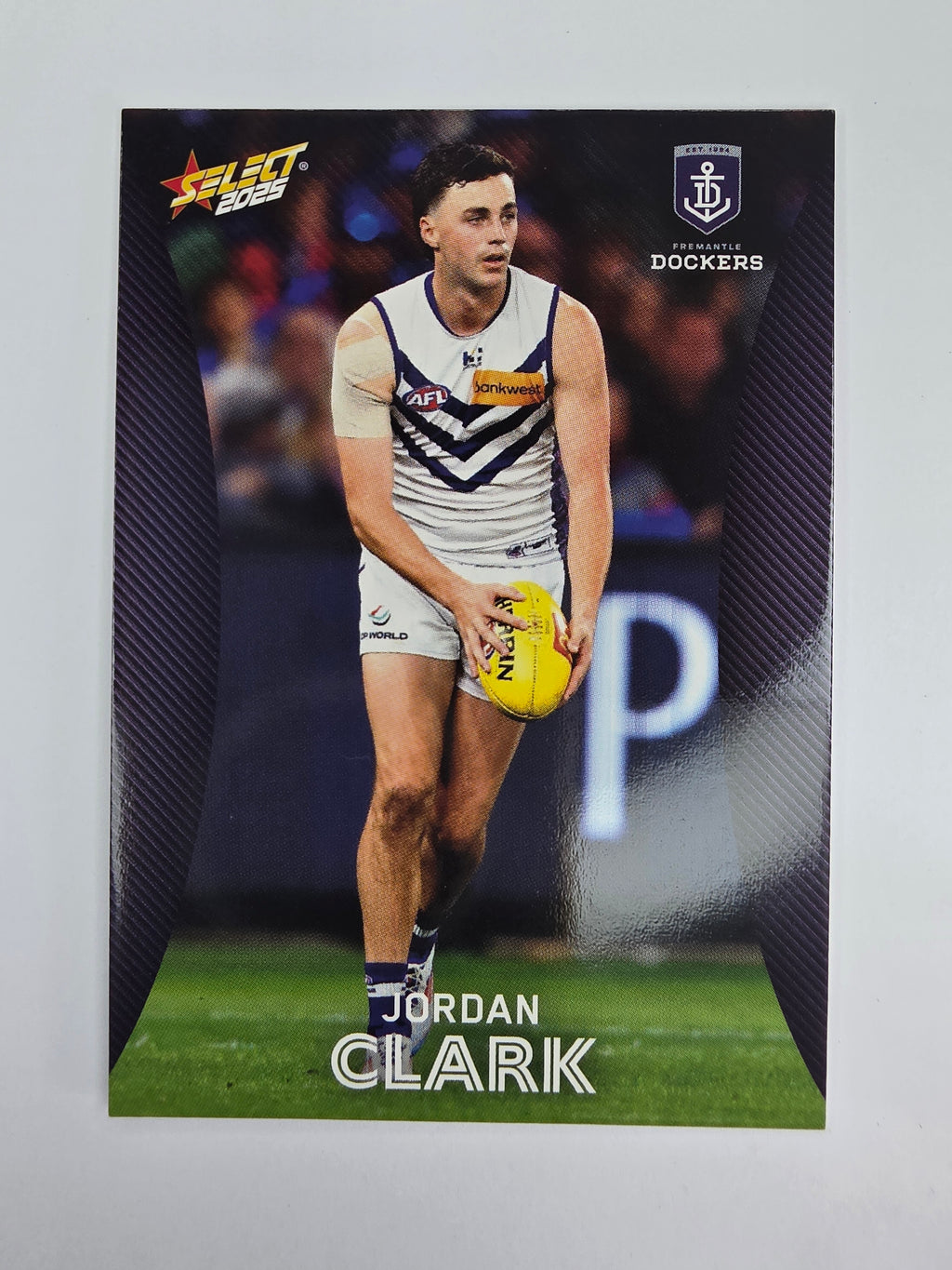 AFL 2025 Footy Stars Base Card #058 Jordan Clark Fremantle Dockers