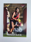 AFL 2025 Footy Stars Base Card #207 Madison Prespakis Essendon Bombers AFLW