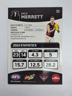 AFL 2025 Footy Stars Base Card #055 Zach Merrett Essendon